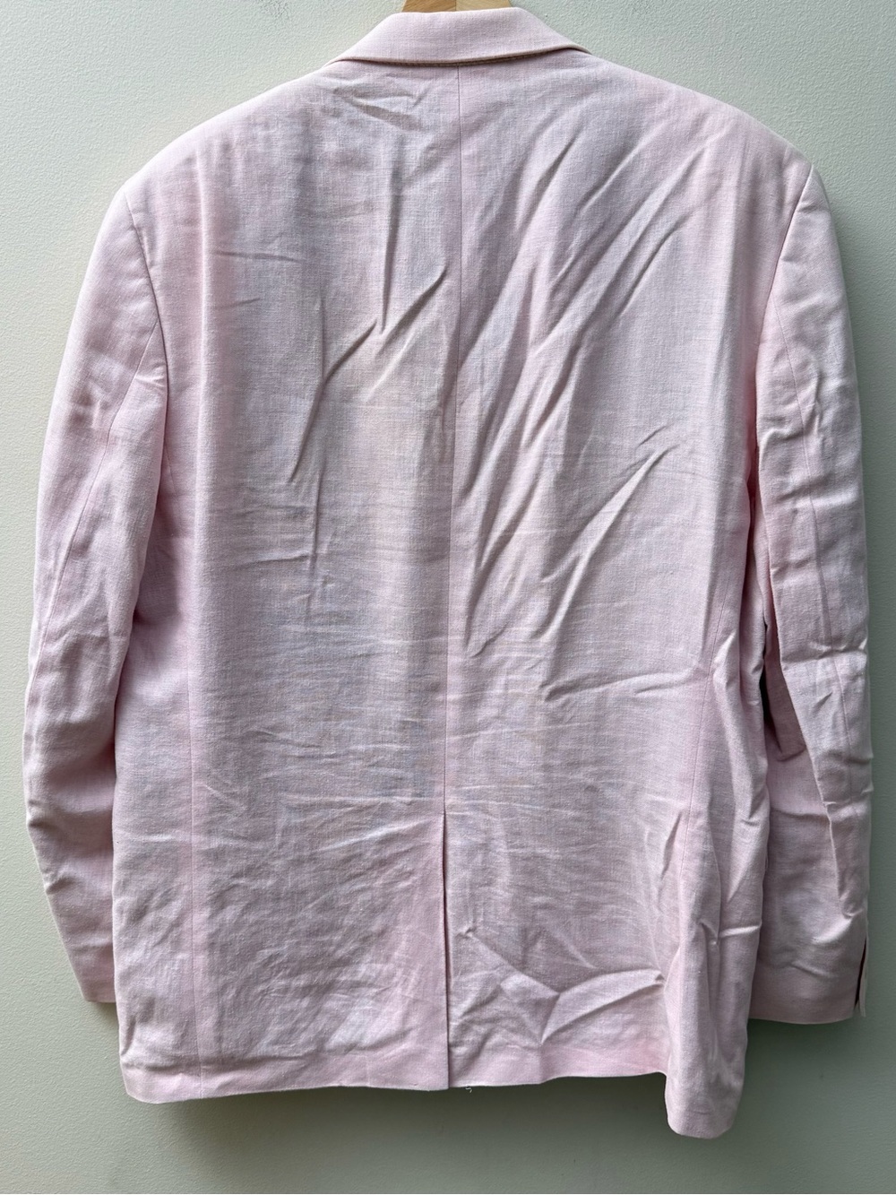 Chaps Linen Blend Pale Pink Two-Button Sport Coat - Picture 7 of 12
